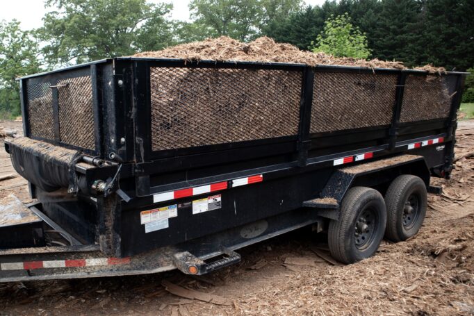Central VA mulch delivery.